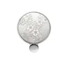 KATAGAMI METAL Espejo de mano Silver Flowers