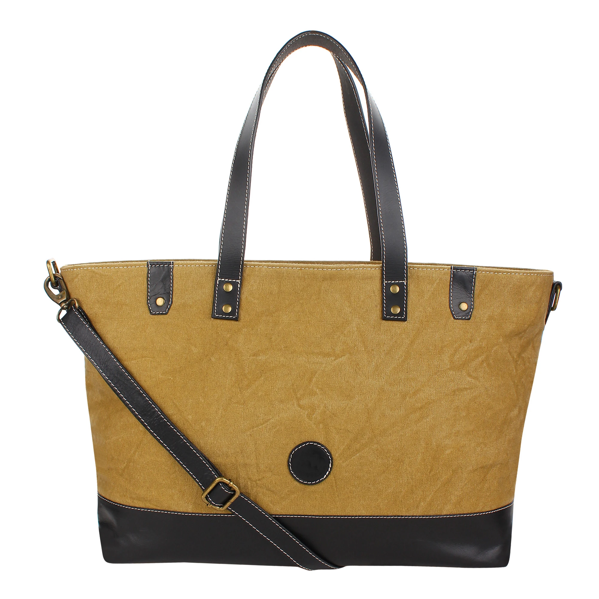 Luxury Canvas Bag With Leather Handle Bag For Women Handbags For Women