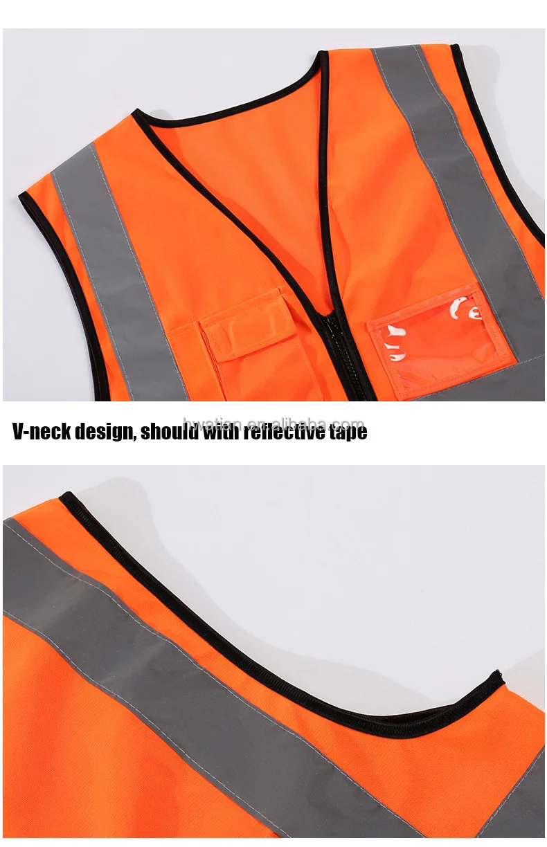 Construction Working Hot Selling Reflective Safety Vest with Big Protects and High Reflective Tape