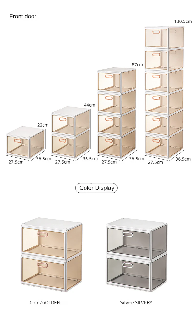 Wholesale Transparent Plastic Sneaker Stackable Shoe Kids Storage Boxes ...