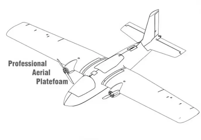 Modifiable for VTOL MFD NIMBUS Mini 1600 Fixed-wing UAV FPV RC Aircraft Survey Drone