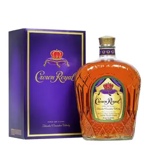 Best Original Quality Crown Royal Blended Malt Whisky Distilled Wheat & Rye Spirit in Bottle From Canada