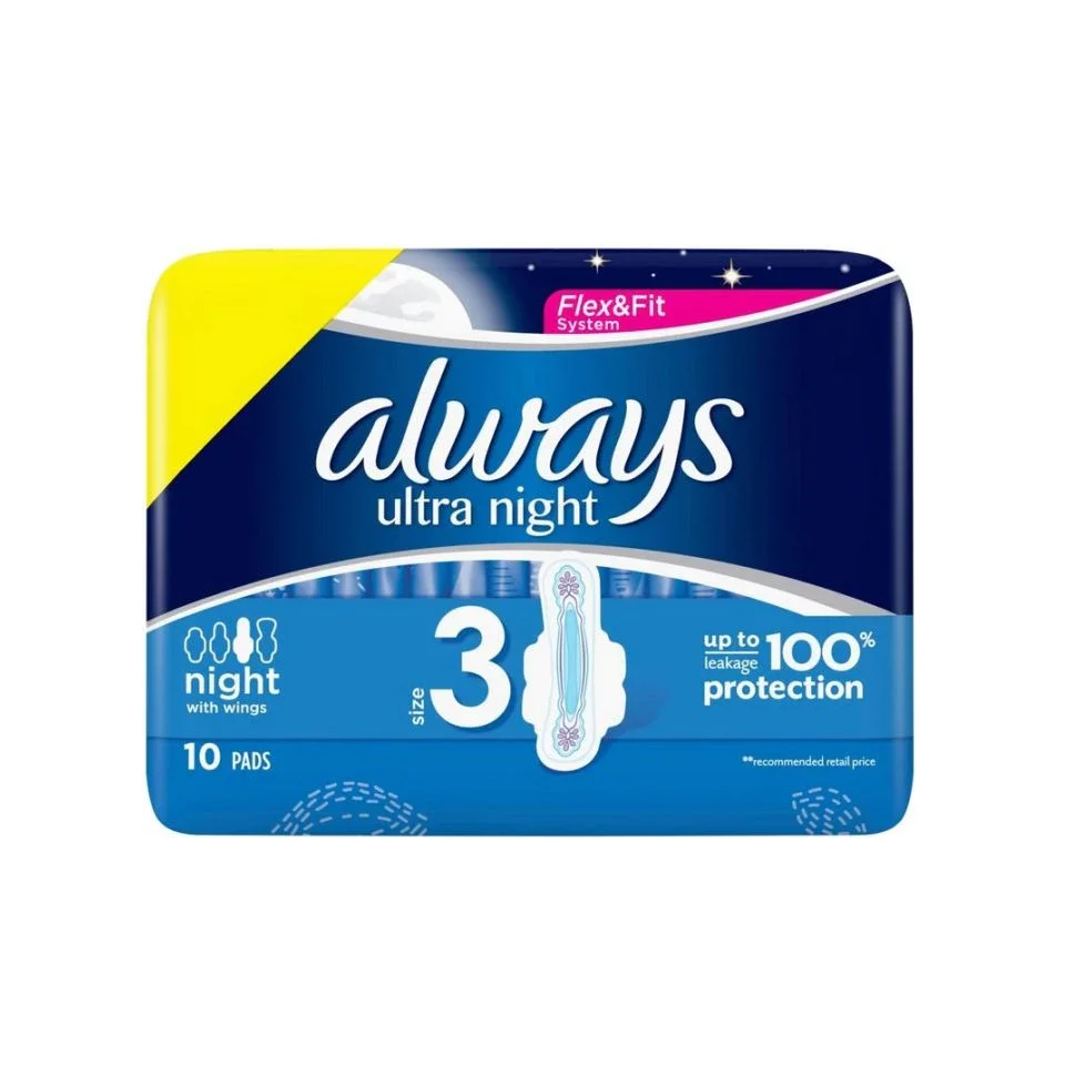 Always Ultra Sanitary Pads,Extra Long,Single Pack - Buy Wholesale ...
