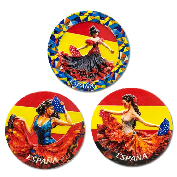 Factory Custom Logo Resin Printing Tourist Gift Argentina Souvenirs Buenos Aires Fridge Magnet