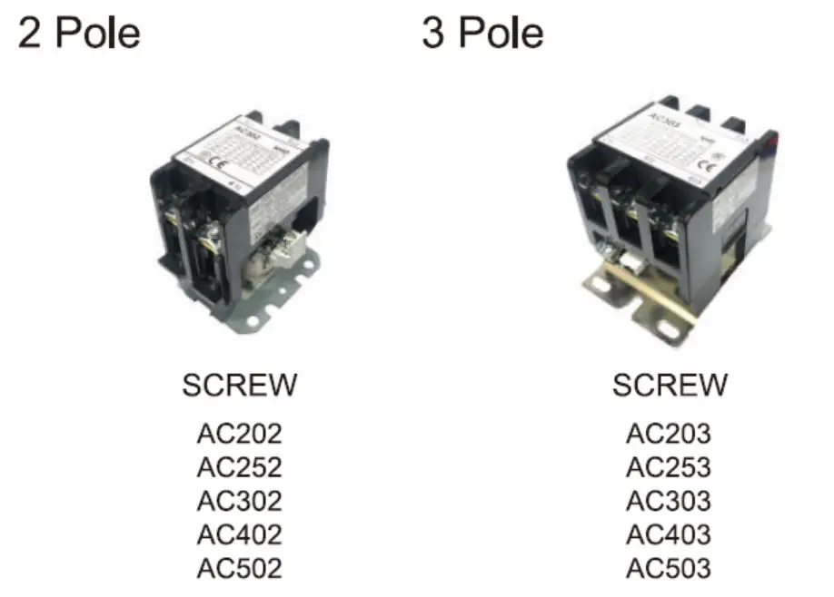 Ac403 Definite Purpose Contactor Air Conditioning Contactor Ac140a Box