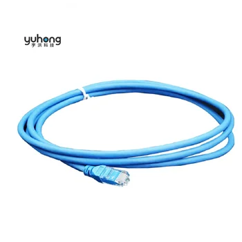 YUHONG lszh armored 8 strands yellow 1m 2m 20cm 3m 3mtr 30 meter 23 28awg sftp rj45 utp cat 7 cat6 cat6a green patch cord black