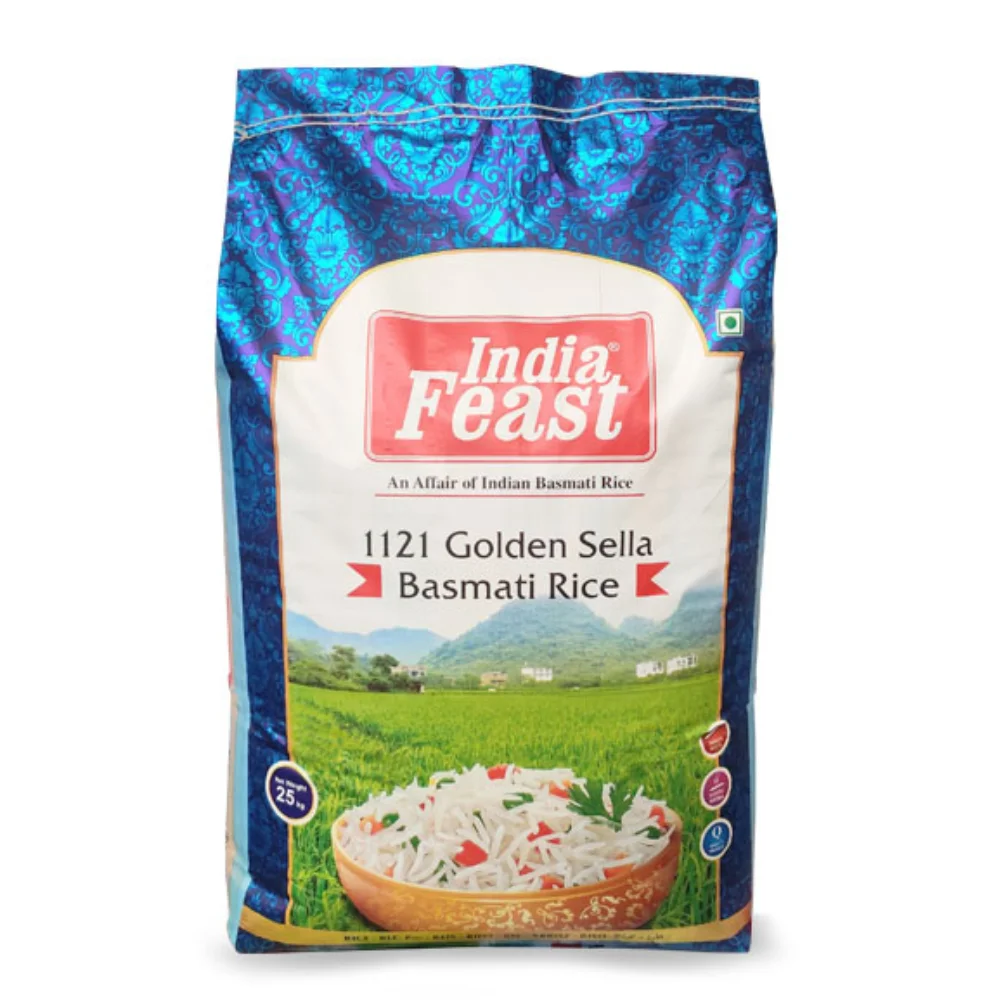 1121 Golden Sella Basmati Rice Premium Quality Long Grain Golden