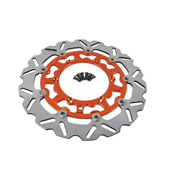 Front Floating Disc Rotor Motorcycle Accessories And Parts 320MM Aluminum Alloy Front Brake Disc  For KTM SXF EXC 2003-2023