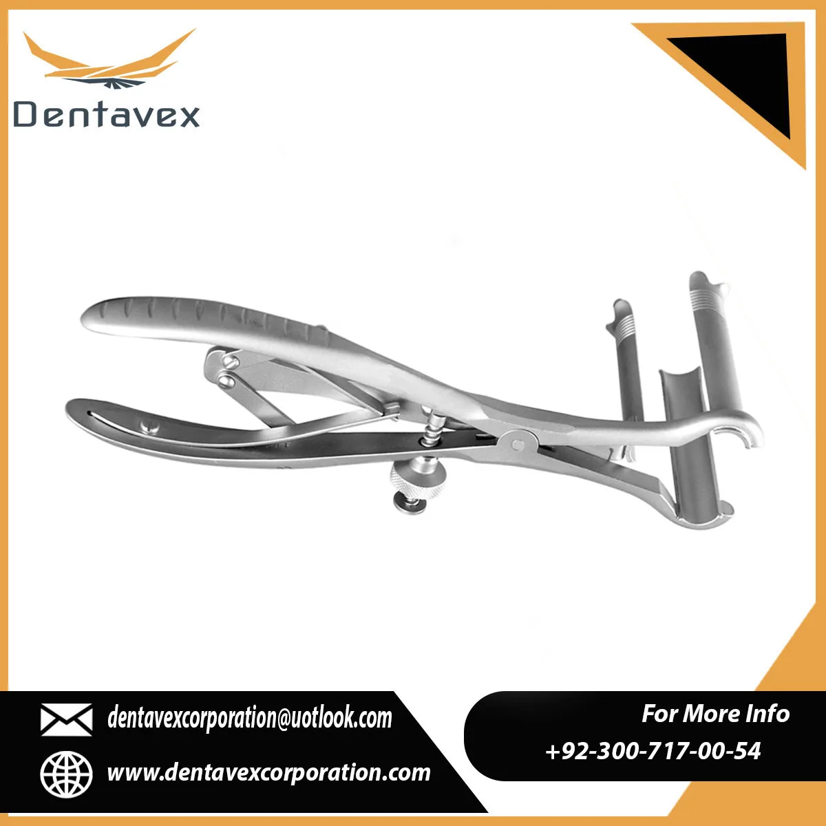 Multi Action Retractor With Locking Spindle 4 Blade Stainless Steel