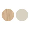 Natural Oak Legs, Taupe Shell