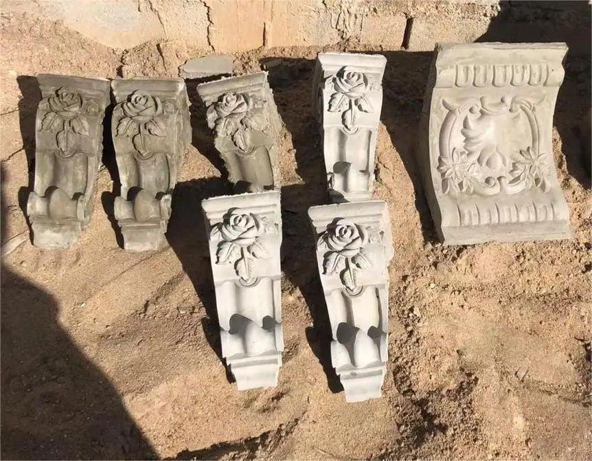 Indoor Decorative Silicone Gypsum Corbel Line Molds Plaster Fiberglass 3d Corble Moulding For