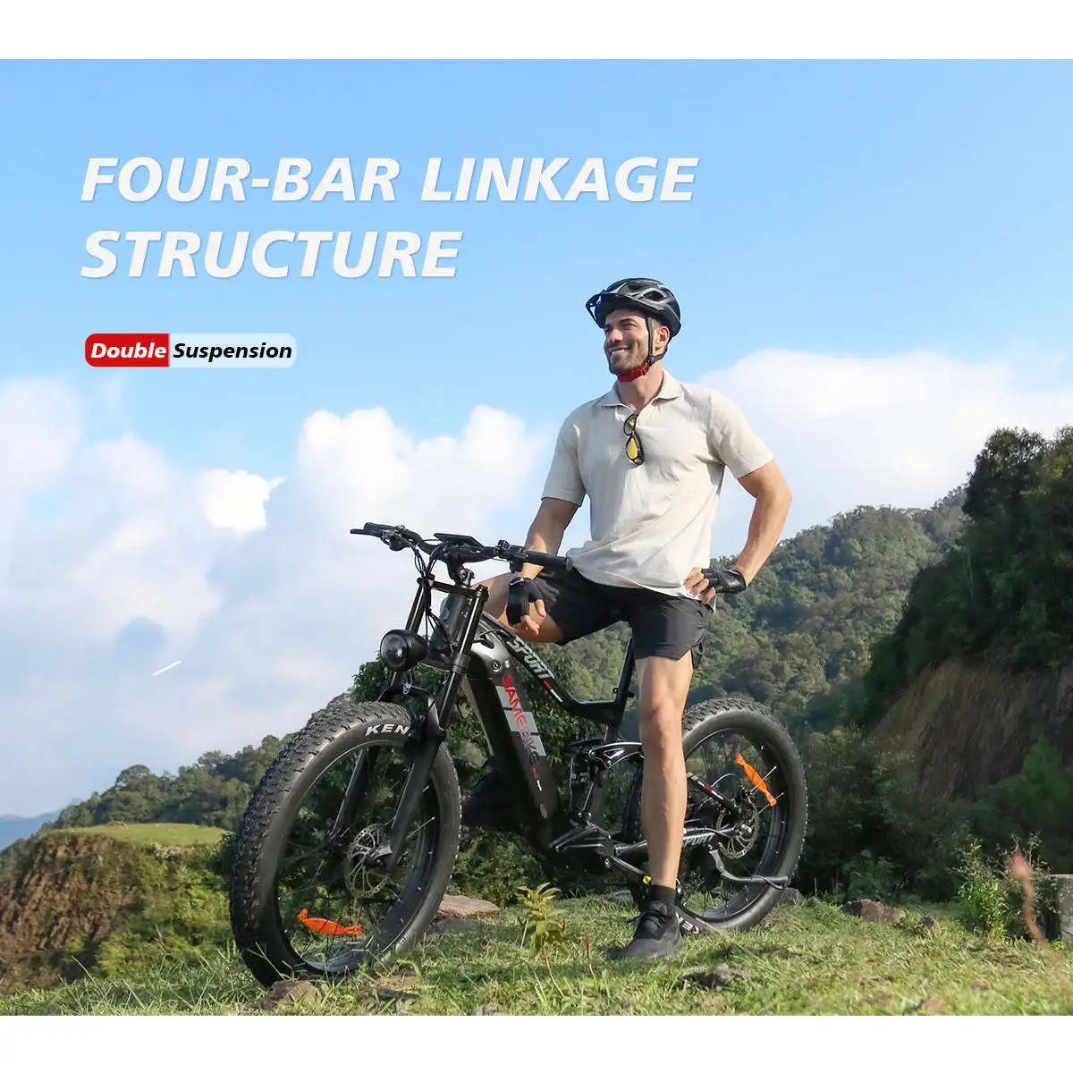 RSA08-II 1000W All Terrain Electric Road Bike Premium Paved and Off-Road Riding Experience