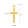 Yellow Gold 33x20mm