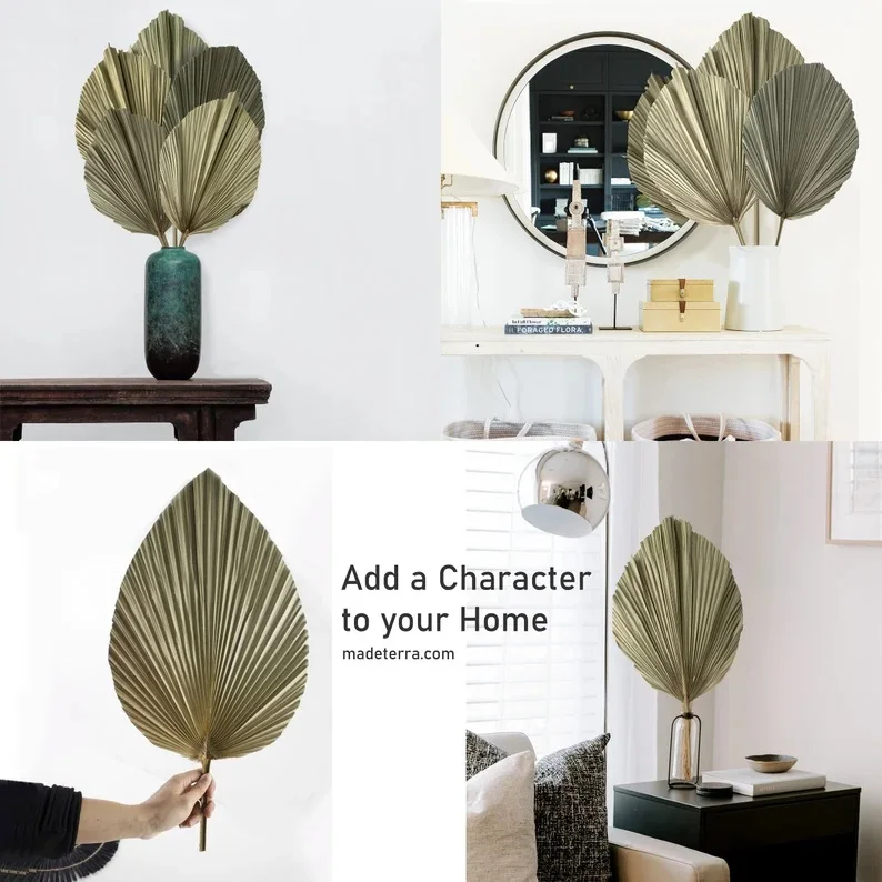 Fan Gift Set African Hand Fan With Leather Handle Sold Assorted Woven