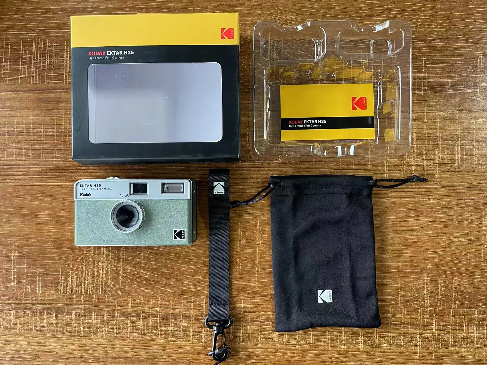 Kodak Ektar H35 Half Frame Film Camera Builtin Flash 35mm Film Ce Focusfree Lightweight Film