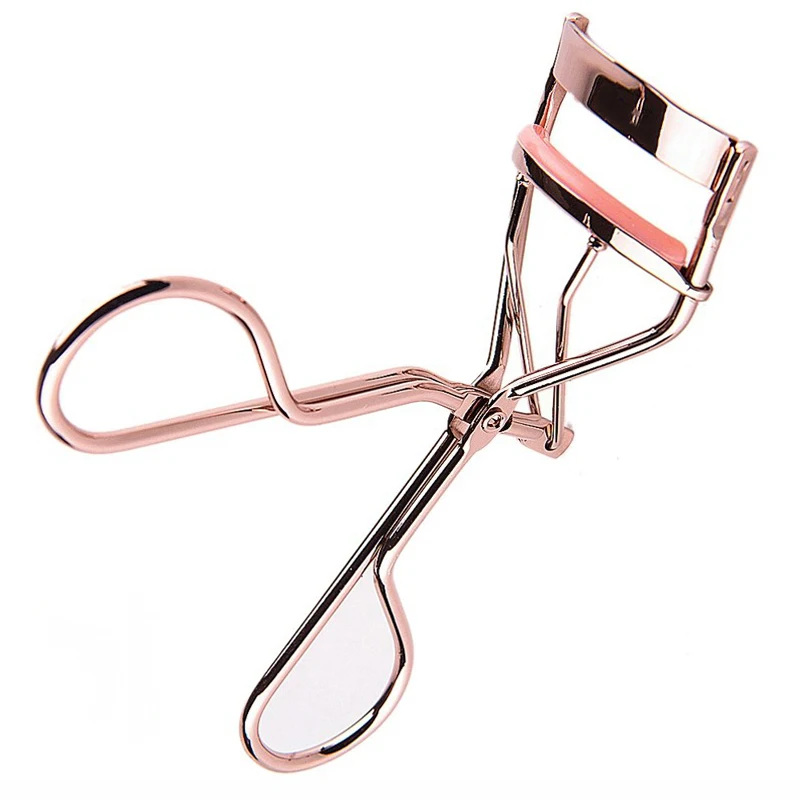 Custom Made Eyelash Curlers Rose Gold With Rounded Pad Long Lash Curls