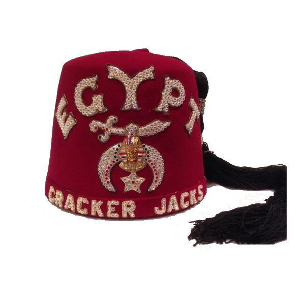 Шляпа Masonic Fez вудбери антиквариат онлайн Shriner Bejeweled шляпа легиона банное