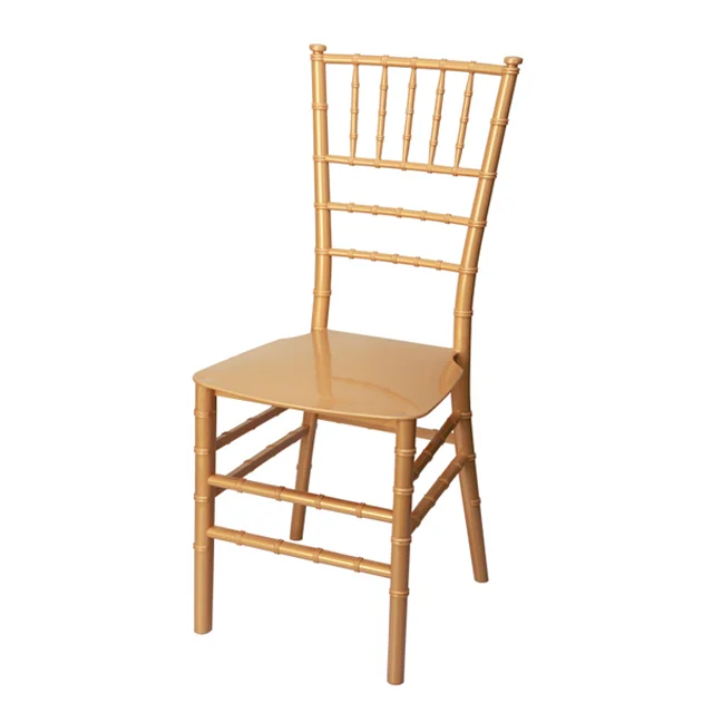 Golden Banquet Plastic Shagun Chiavari Chair For Weddings,Banquets