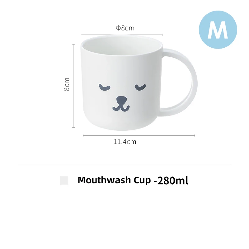 SHIMOYAMA пластиковая чашка для полоскания рта стакан воды многоразовая посуда напитков очки Небьющийся прочный домашней ванны