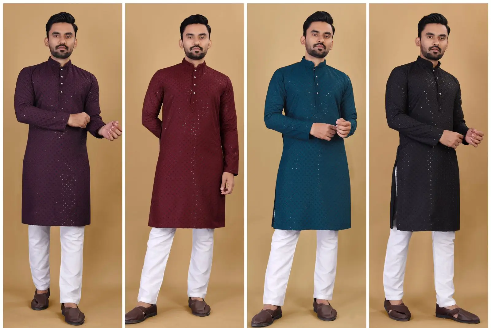 Man Eid Kurta Pajama Design Eid Collocation Man Kurta Neck Design Best