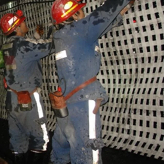 Polyester Mine Grid  Mining Geogrid for Safety Supporting Underground Mining Polyester Geogrid