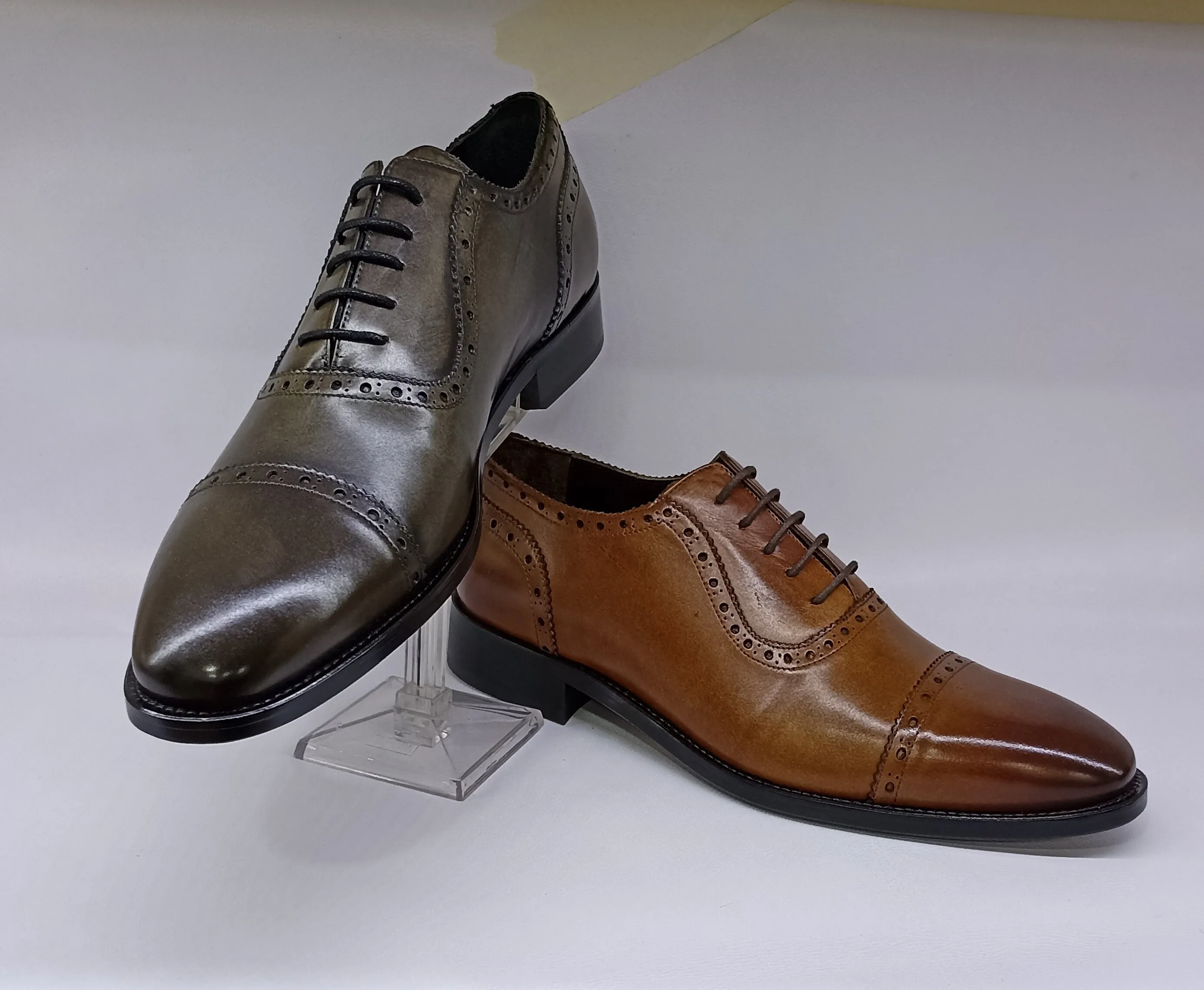 2022 High Quality Handmade Man Genuine Cow Leather Suit Shoes Footwear