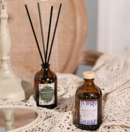 product perfect valentine mothers day gifts many scents available reed diffuser 100ml premium fiber stick glass bottle air freshener-3