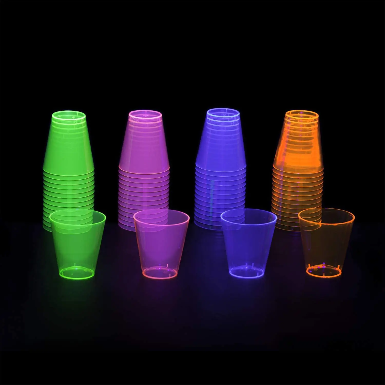 Pvc Cup Led 2oz Plastic Disposable Party LED Neon Mini Shot Glasses Cups| Alibaba.com