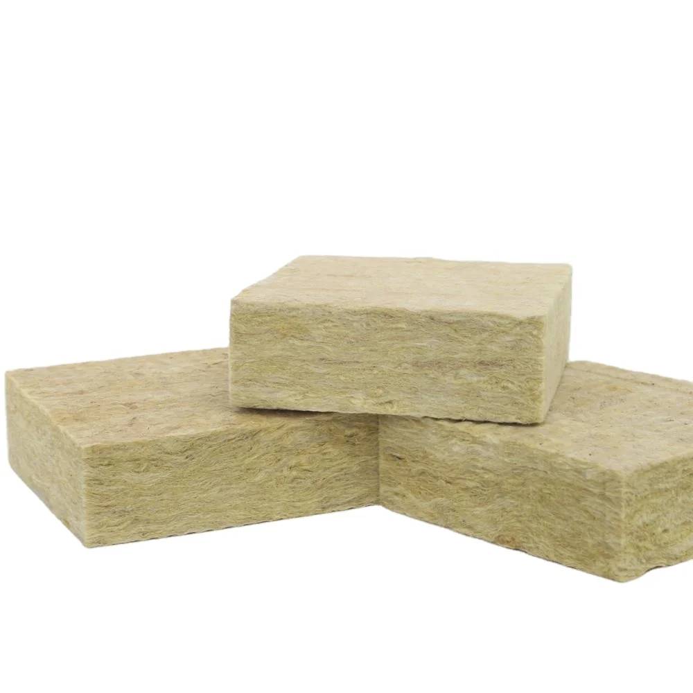 Rock Wool Insulation Board Sound Absorbing Basalt Rock Wool Fiber Thermal Insul Rock Wool Panel