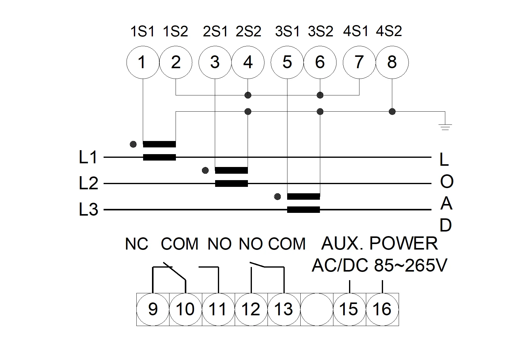 Mh Combined Overcurrent Earth Fault Relay Rea200n Ansi 50/51,50n/51n