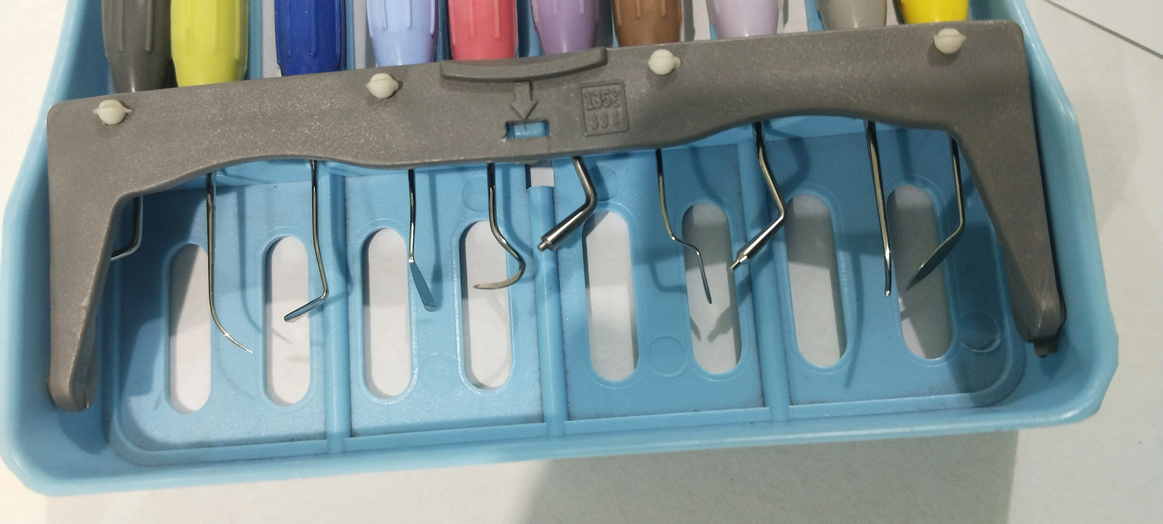 LM Arte Composite Filling Instruments Set of 10 with Cassette Dental Products Composite Silicone Filling Instruments Set