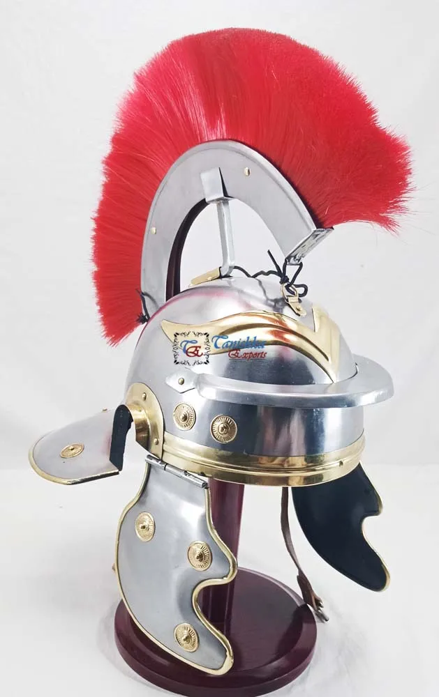 Medieval Knight Roman Centurion Armor Helmet With Red Plume New Design ...