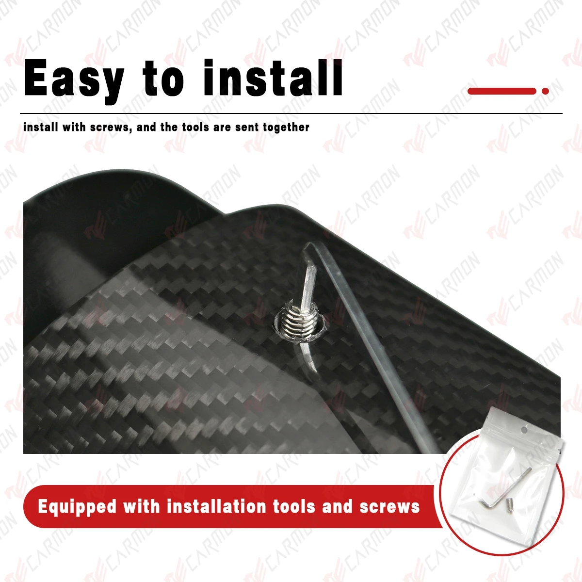 1 Embout D'échappement En Carbone Compatible Avec Mini Cooper F54 F55