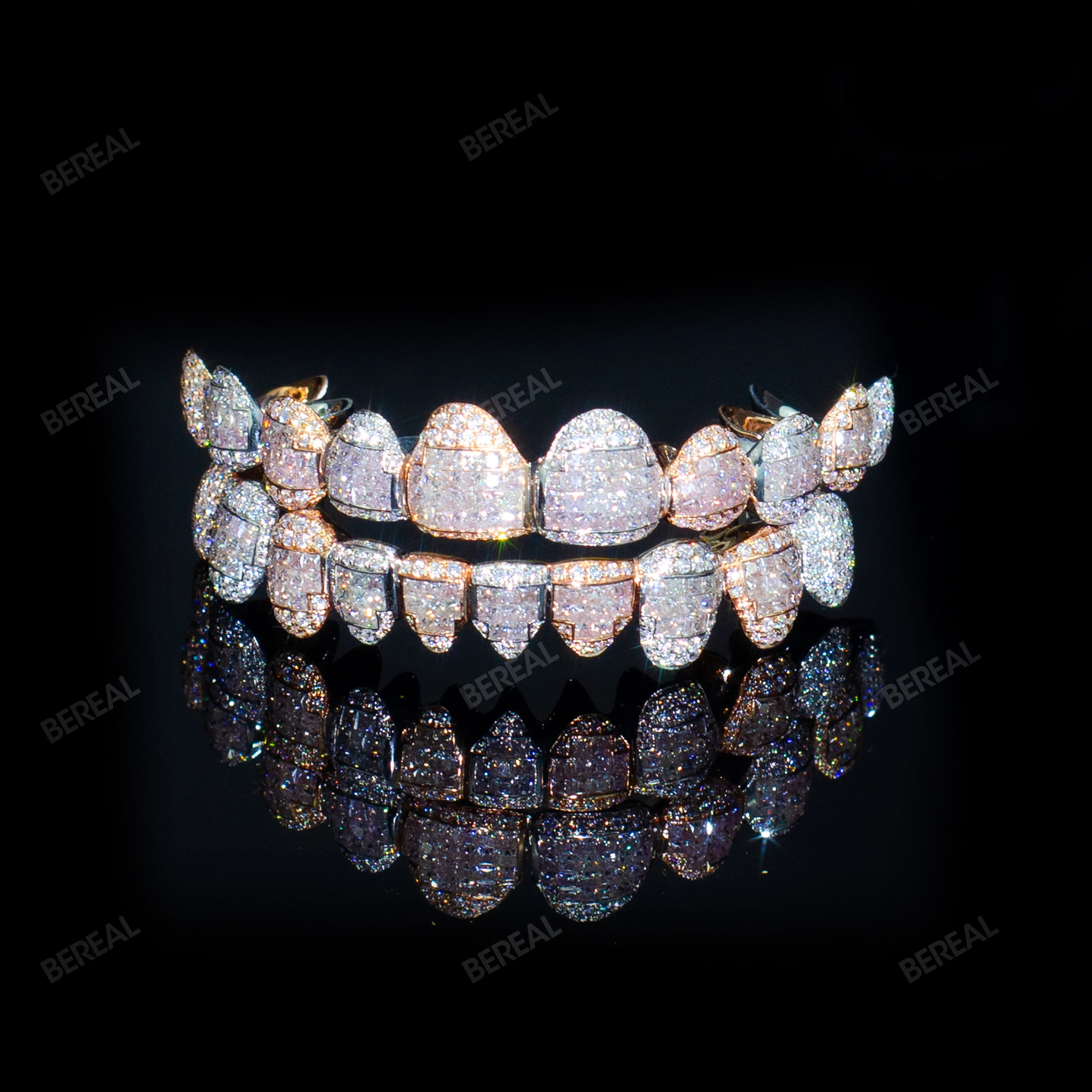 Fine Jewelry 10k 14k 18k Gold Teeth Grillz Pass Diamond Test Round