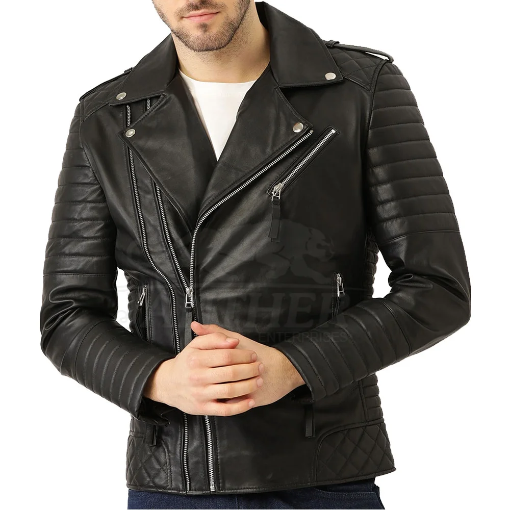 Customized Design Leather Jacket Factory Price Product Best Winter Men ...