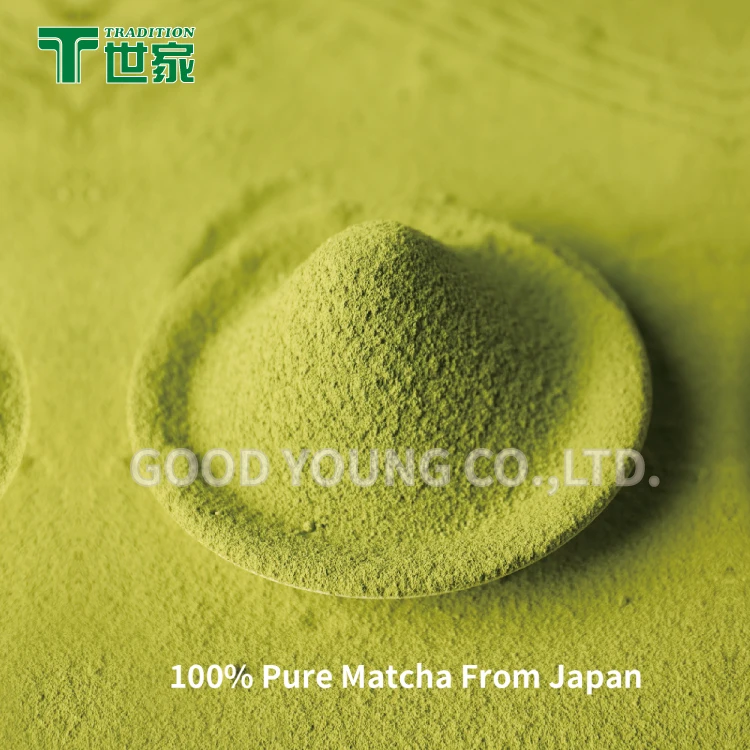 Good Young Tea HALAL Certification Private Label Milktea Powder Japan Matcha Green Tea Powder