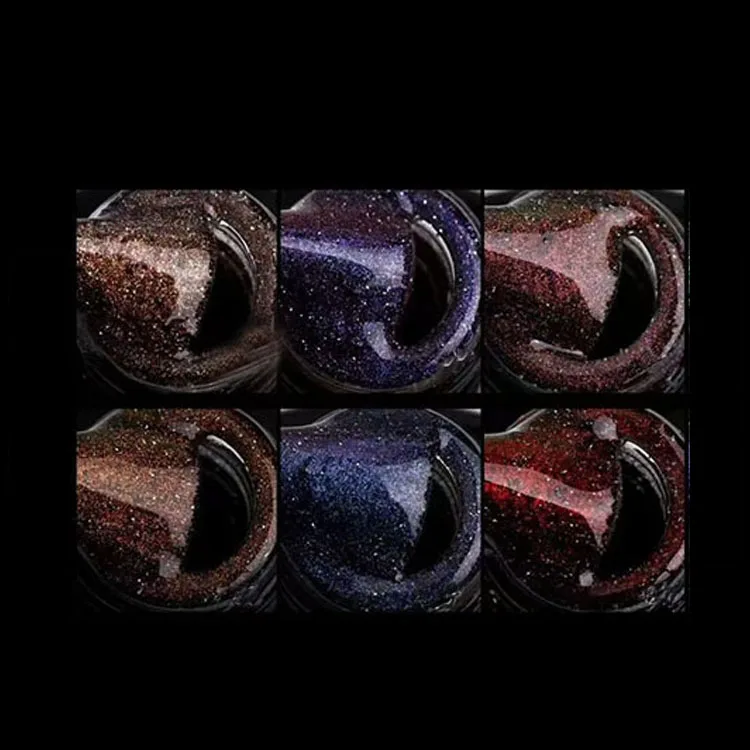 Оптовая продажа хорошее качество Гель-лак для ногтей 9D Cateye индивидуальная этикетка веганский Магнитный кошачий