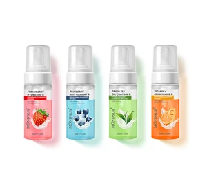 Private Label Custom Hydrating Sensitive Skin Foaming Face Pore Cleansing Facial Cleanser on Beauty Products Manufacturer
