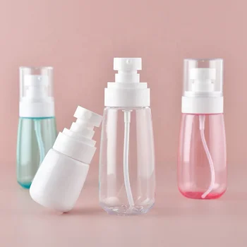 30ml 50ml 80ml 100ml PET Empty Travel Cosmetic Sub Bottle Small Portable Transparent Fine Mist UPG Spray Bottle
