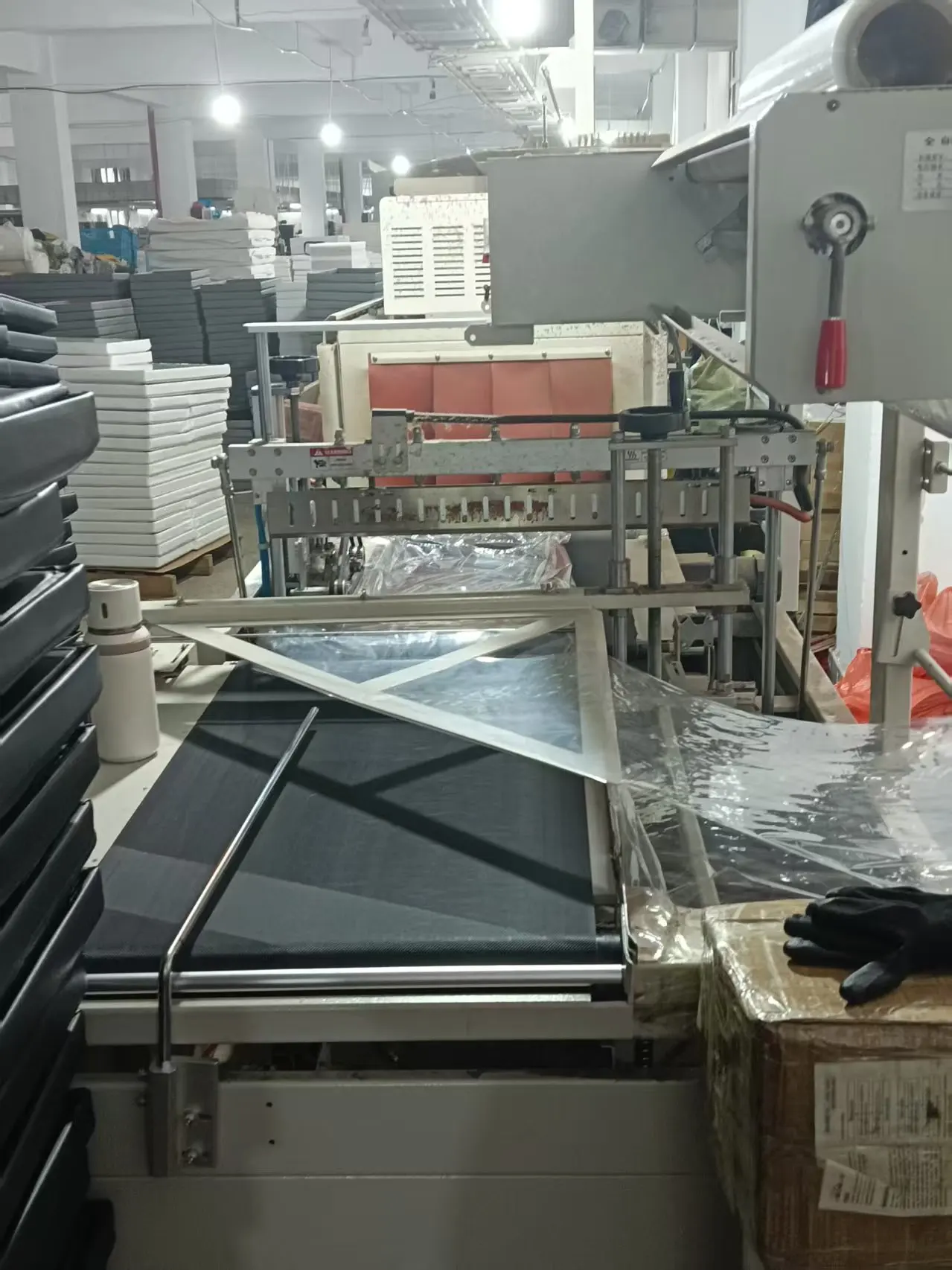 Folding Storage Ottoman Bench Custom Rectangular Black PU Leather Bedroom Modern Design Caishi High-quality Customizable factory