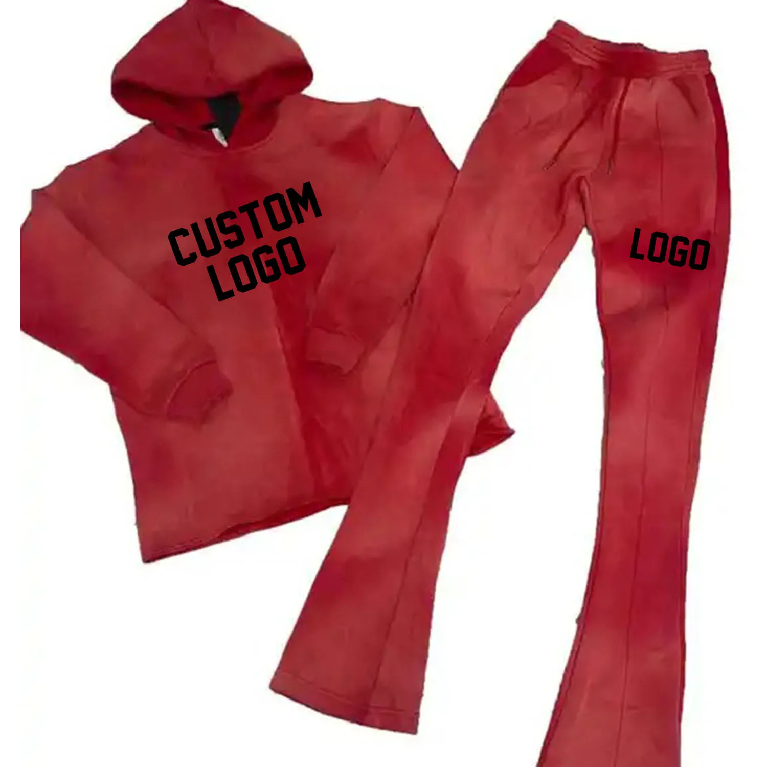 New Design Track Sweat Suit Two 2 Piece Jogger Set for Men Flare Sweat Pants Men With Hoodies Tracksuits