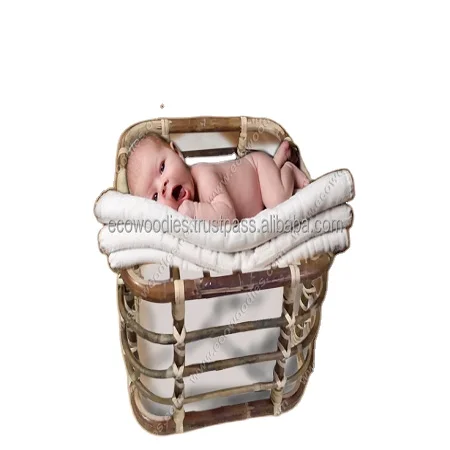 Pre-order Hand Made Bamboo Basket for buy Newborn Baby Photography