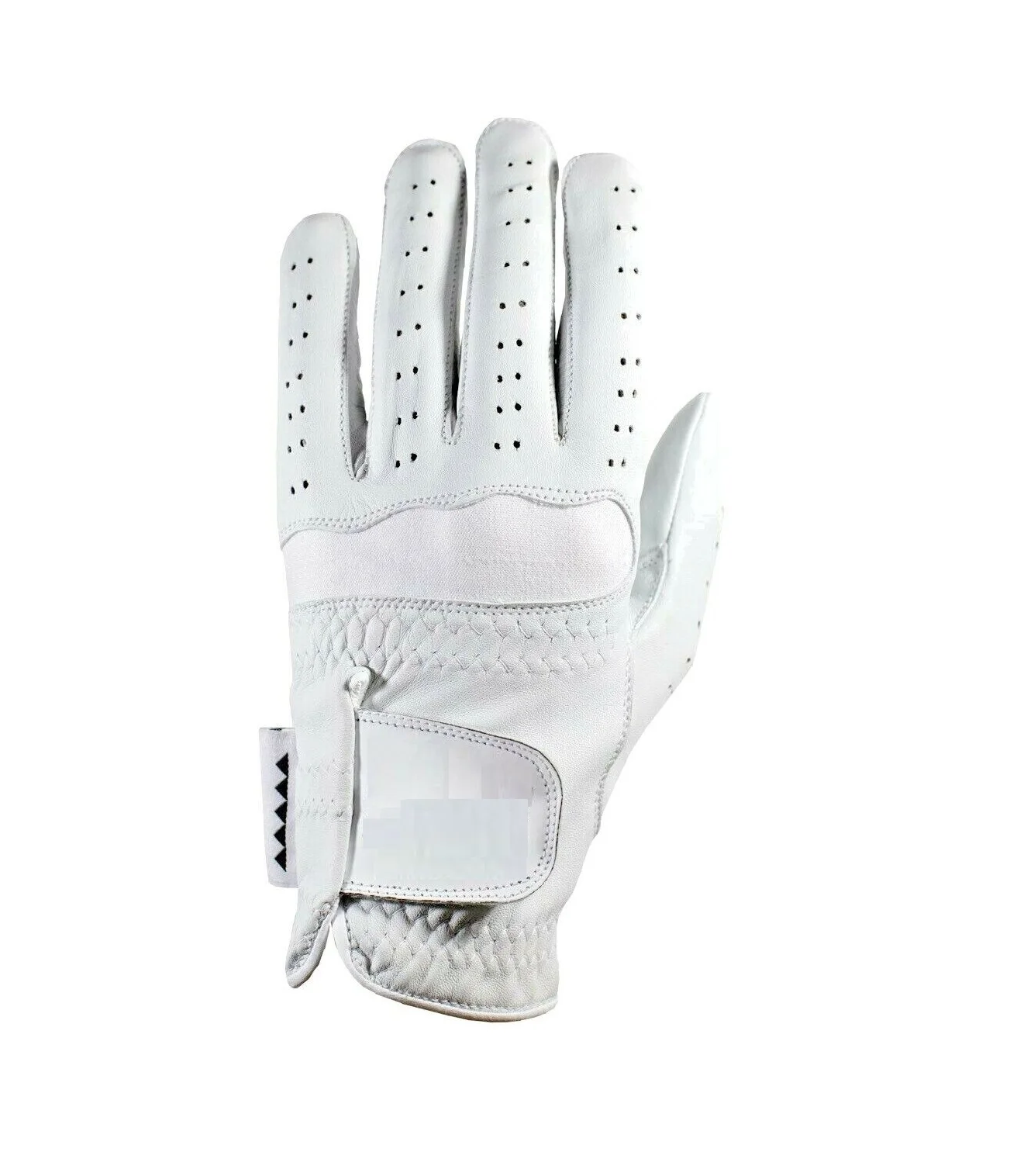 Custom Logo White Cabretta Leather Golf Gloves Sports Golfer Gloves