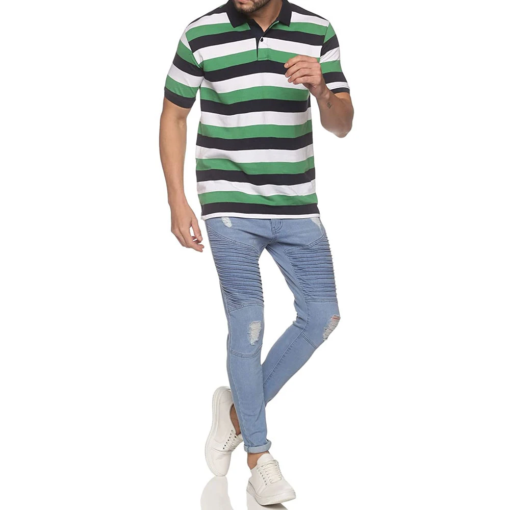 Custom Factory Direct Sales Soft Blank Polo T Shirts Cotton Men's Golf Polo Rib Stand Collar 100% Cotton Tie Dye Men Polo Shirts