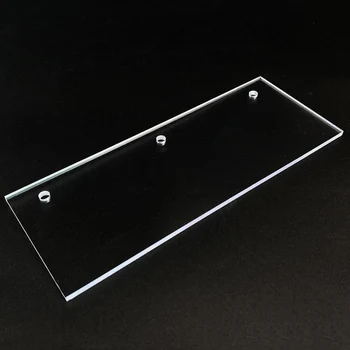 Organic Clear Plastic Sheet Cutting PC Board Drilling & Hot Bending for Mechanical Heat Sink Plastic