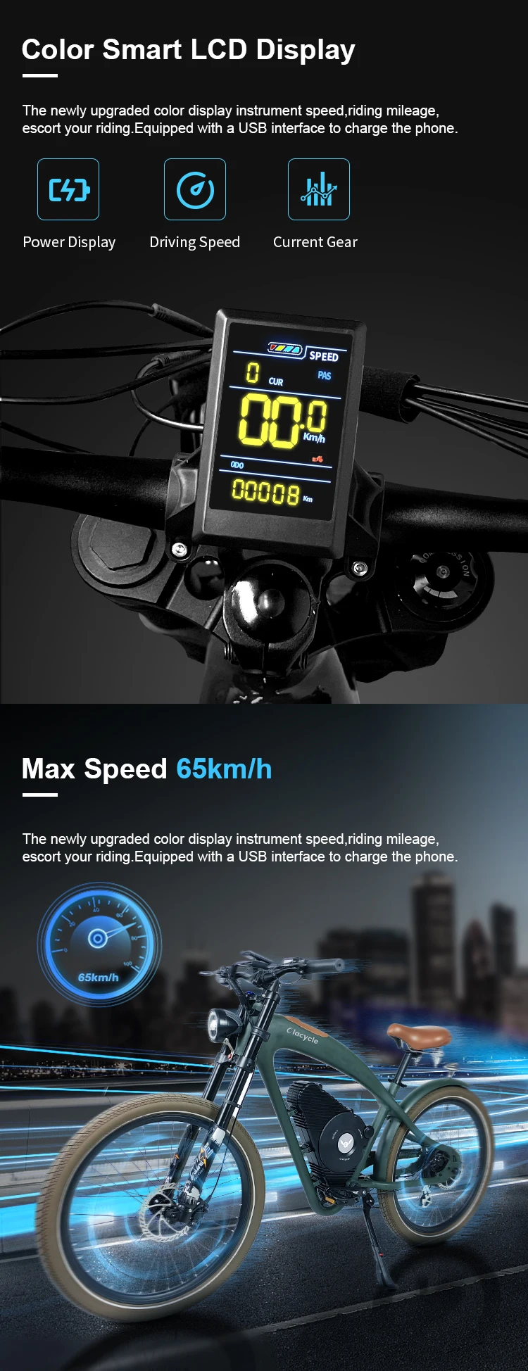 Shengmilo Vélo électrique Fat Bike MX06 500W | Batterie Samsung 48V