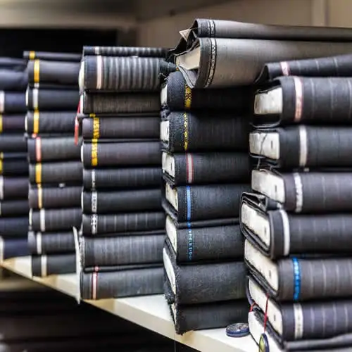 Standard Quality Mary Gold Butti Fabric With Multi Colored And Solid