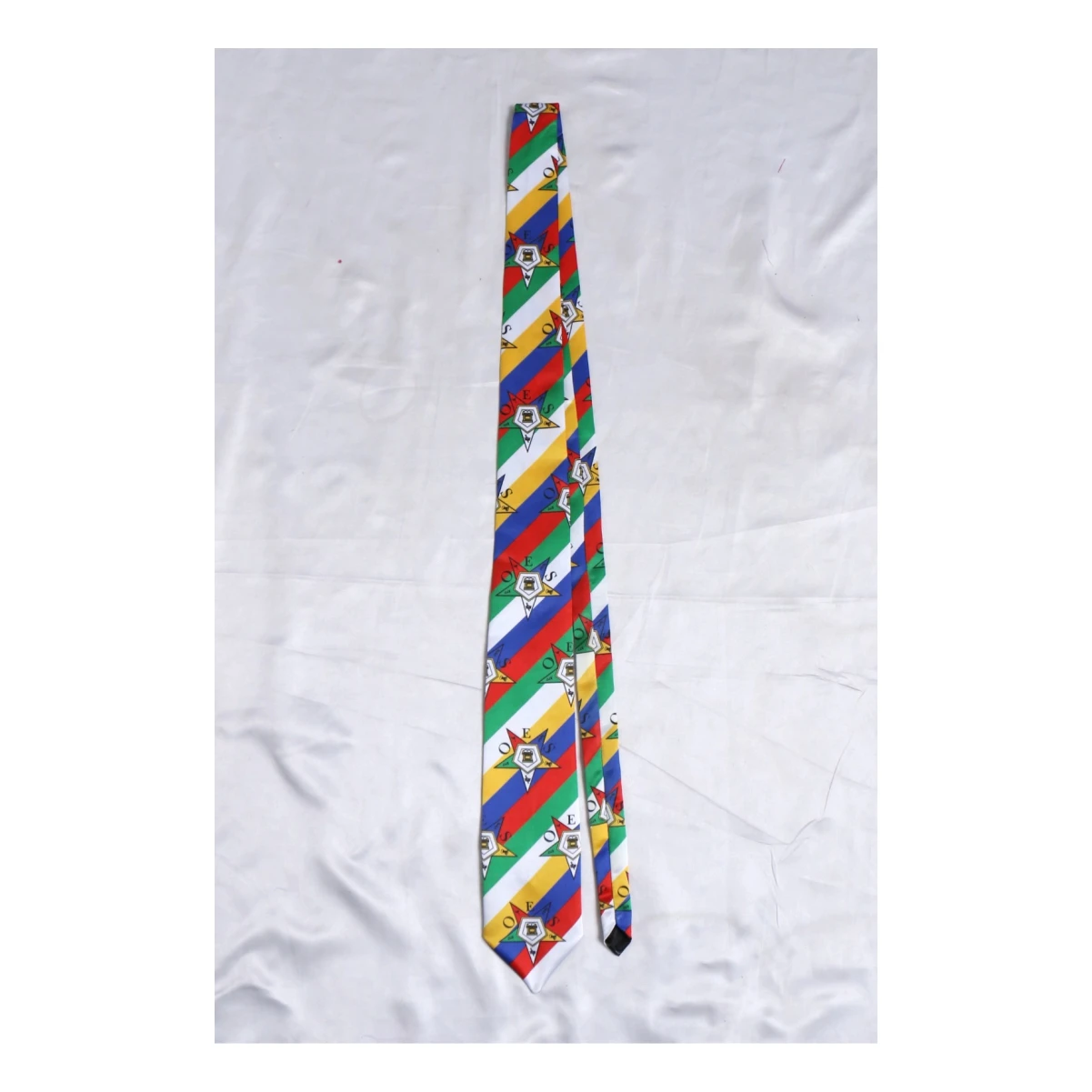 Order of the Eastern Star Sublimated High Quality Silk Tie OES Ties Masonic Regalia Custom Made Sublimation Satin Masons Ties