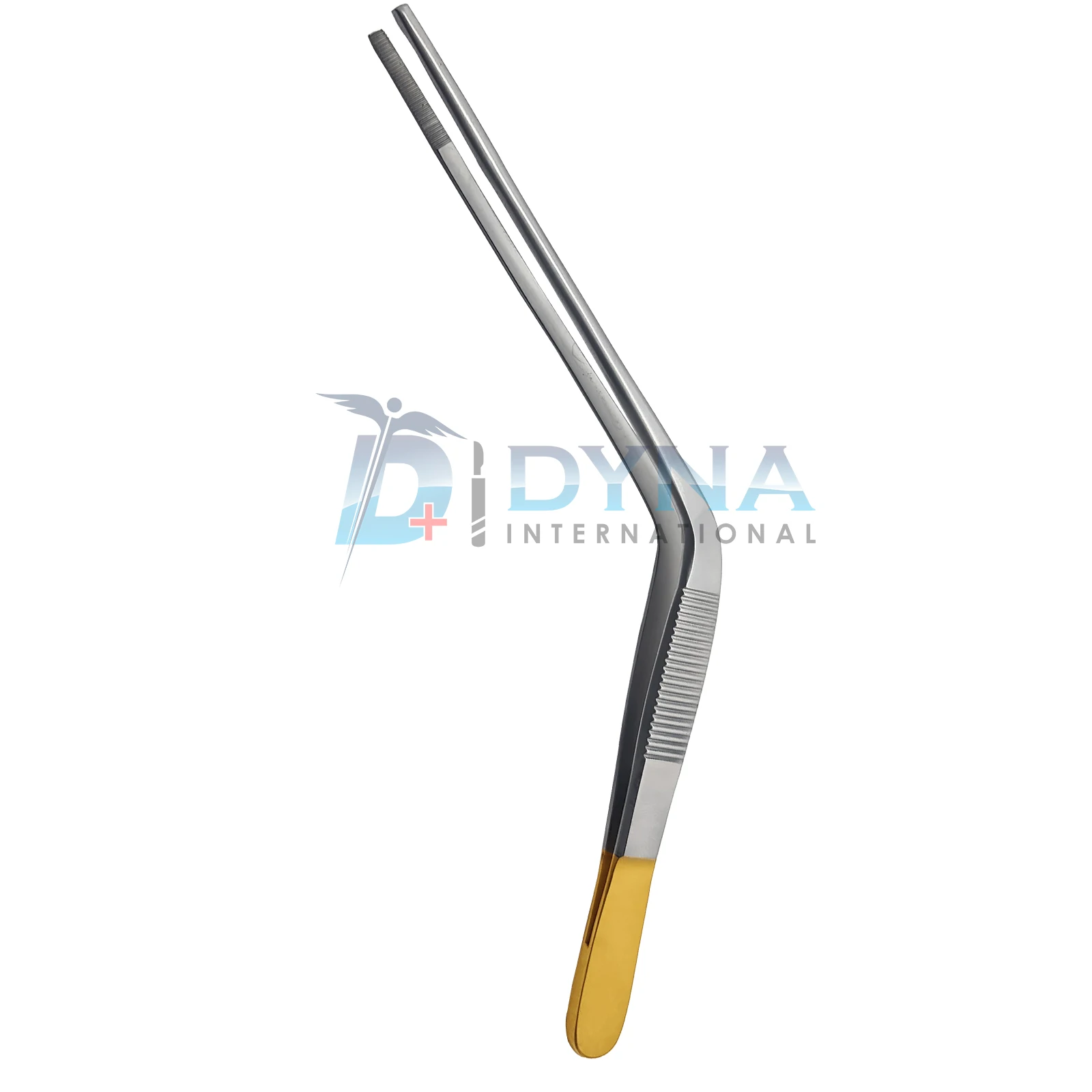 Stainless Steel Nasal Dressing Forceps Bayonet Shaped Orthopedic 