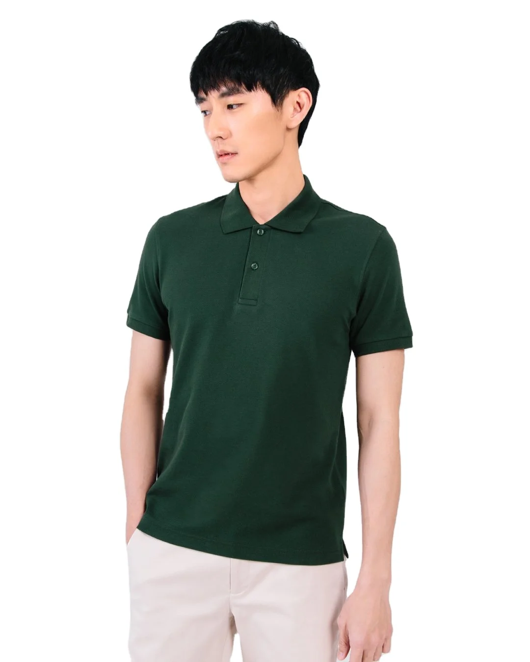 Green Bikkembergs Cotton Polo Shirt in Military Green Mens Clothing T-shirts Polo shirts for Men 